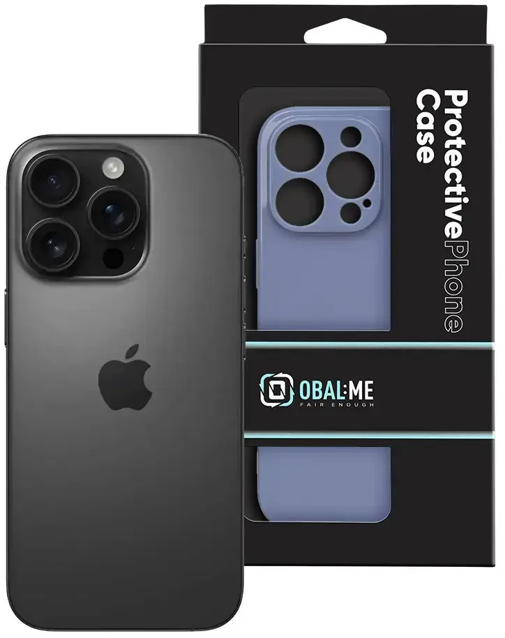 Dėklas OBAL:ME Glossy phone case for iPhone 16 Pro mėlynas