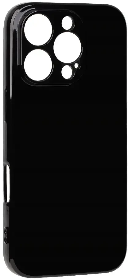 Dėklas OBAL:ME Glossy phone case for iPhone 16 Pro juodas
