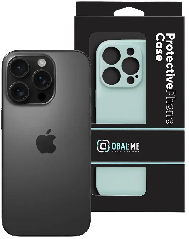 Dėklas OBAL:ME Glossy phone case for iPhone 16 Pro žalias