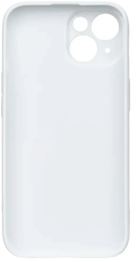 OBAL:ME blizgus telefono dėklas iPhone 15, baltas