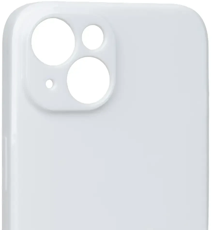 OBAL:ME blizgus telefono dėklas iPhone 15, baltas