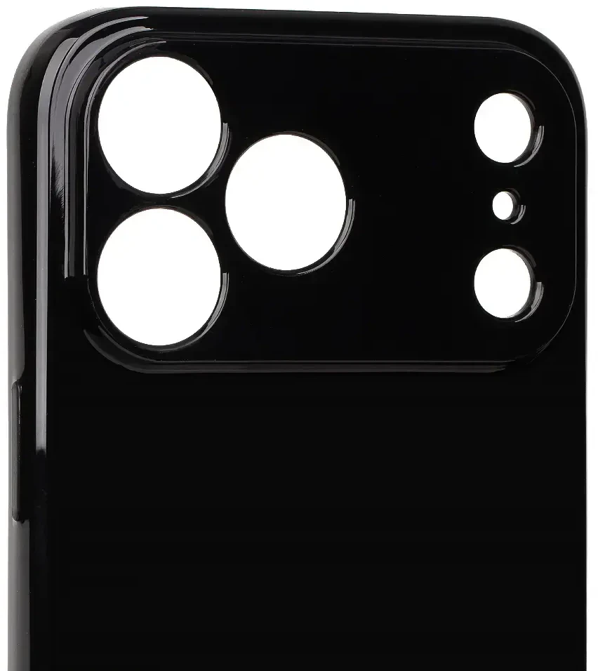 Dėklas OBAL:ME Glossy phone case for iPhone 17 Pro Max juodas