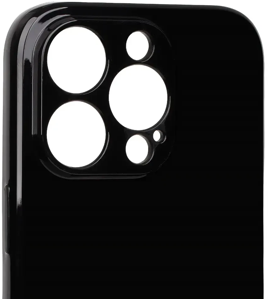 Dėklas OBAL:ME Glossy phone case for iPhone 16 Pro juodas
