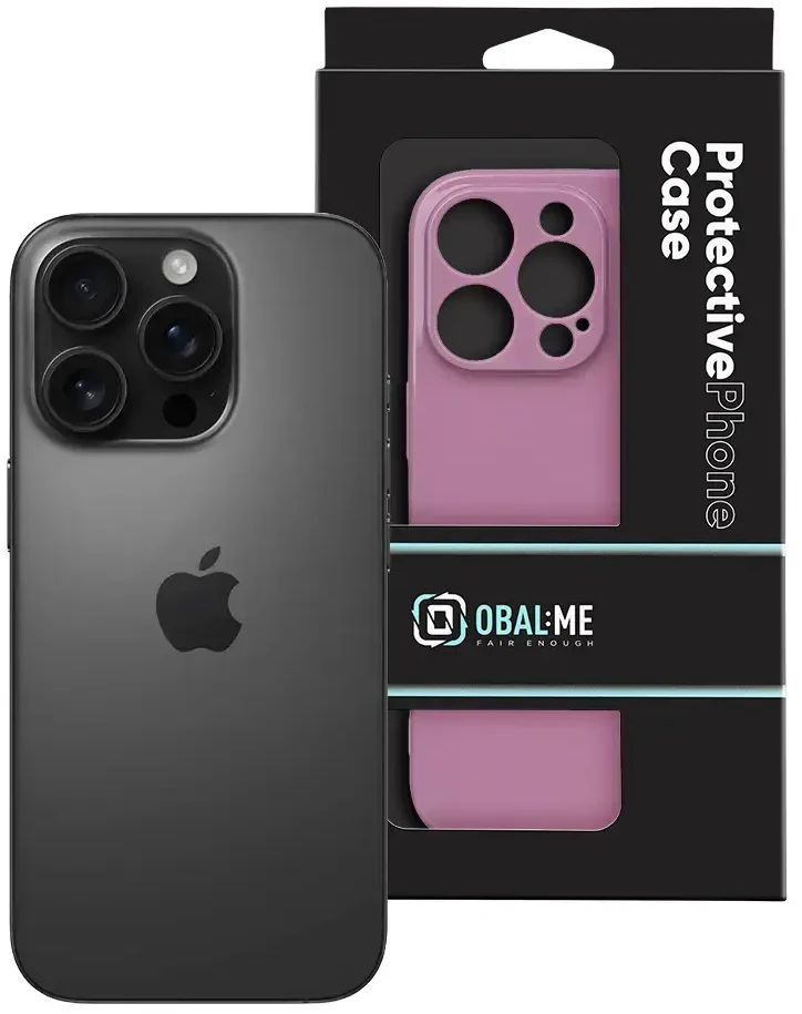 Dėklas OBAL:ME Glossy phone case for iPhone 16 Pro violetinė