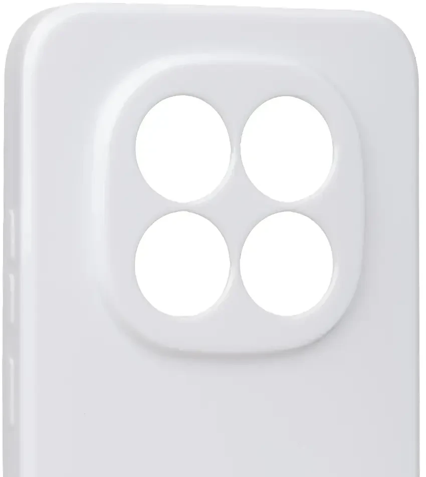 OBAL:ME blizgus dėklas, skirtas Xiaomi Redmi Note 15 Pro 5G, baltas