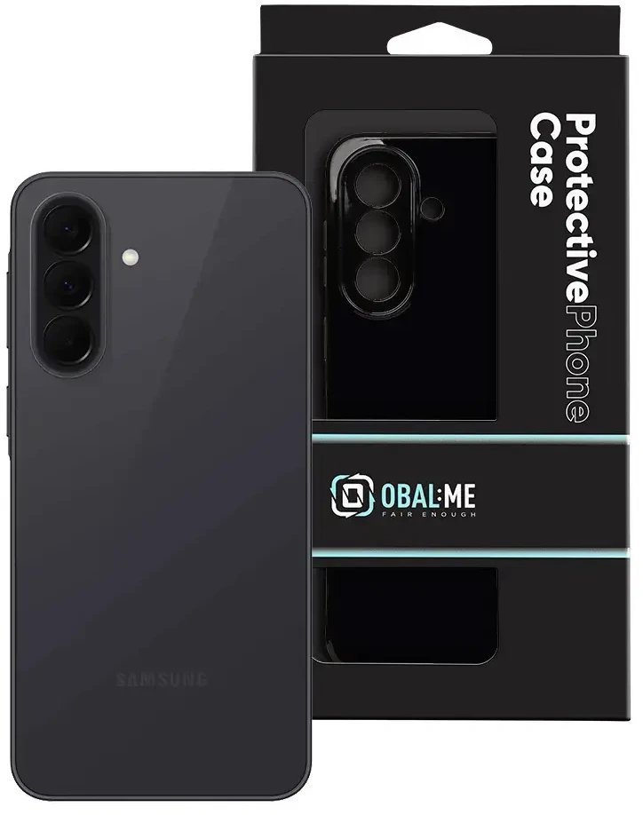 Dėklas OBAL:ME Glossy phone case for Samsung Galaxy A37 (A376) juodas