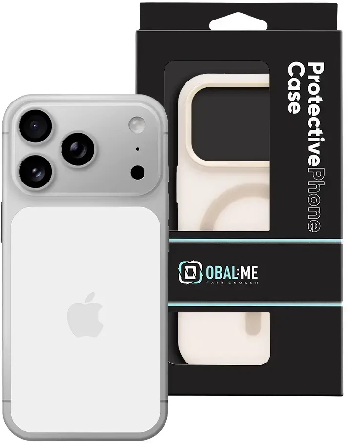 Dėklas OBAL:ME MagNetix DuoTone dangtelis Apple iPhone 18 Pro/17 Pro dramblio kaulo spalvos