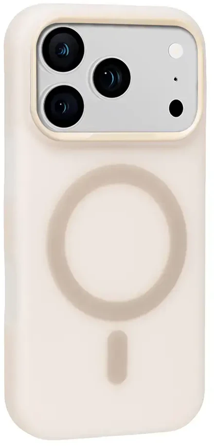 Dėklas OBAL:ME MagNetix DuoTone dangtelis Apple iPhone 18 Pro/17 Pro dramblio kaulo spalvos