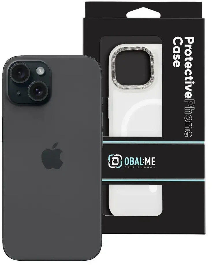 Dėklas OBAL:ME MagNetix Lumen Cover for Apple iPhone 15 Frost