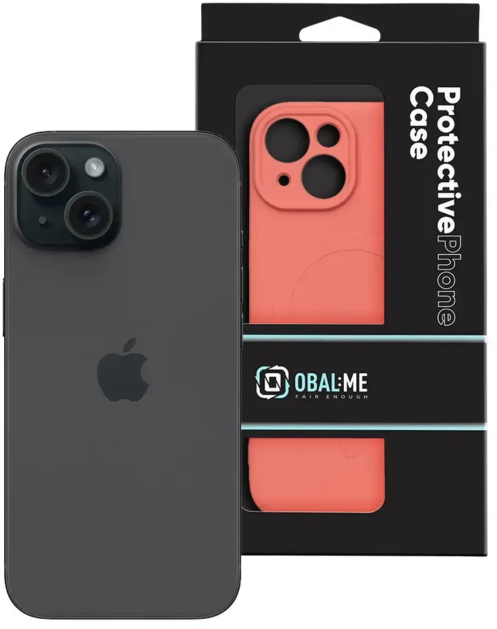 Dėklas OBAL:ME MagNetix Sculpt Cover for Apple iPhone 15 Brick Raudona