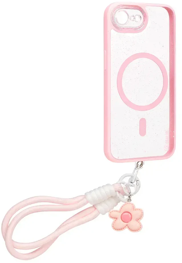 Dėklas OBAL:ME MagNetix Wrist Cover for Apple iPhone 16e/17e Blossom
