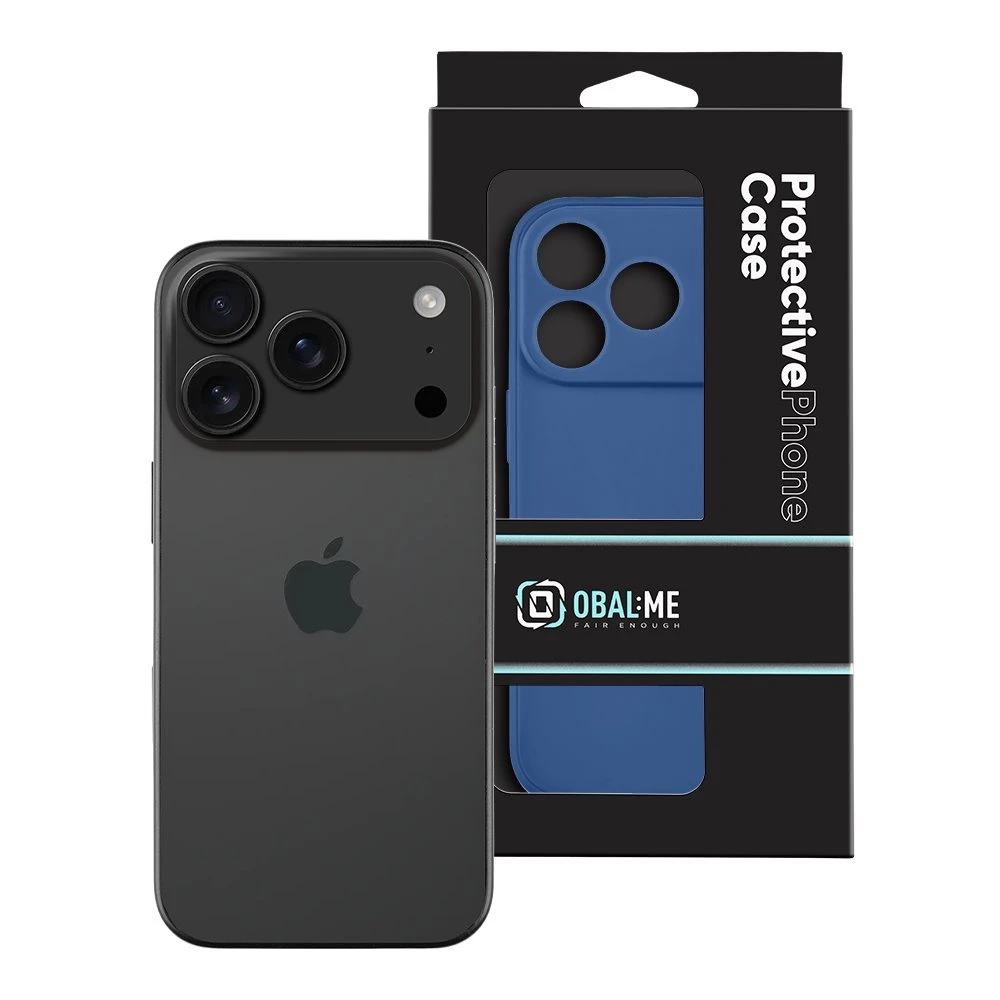 OBAL:ME Matte TPU dėklas skirtas iPhone 17 Pro mėlynos spalvos