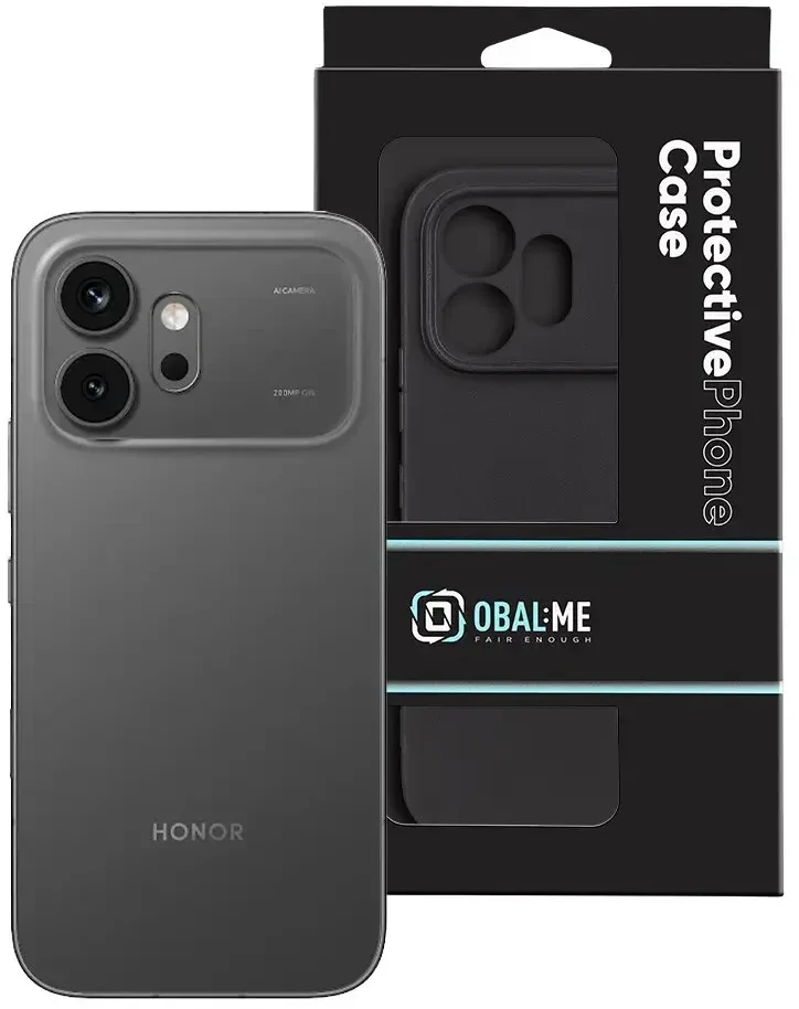 Dėklas OBAL:ME Matte TPU Cover for Honor 600 juodos spalvos