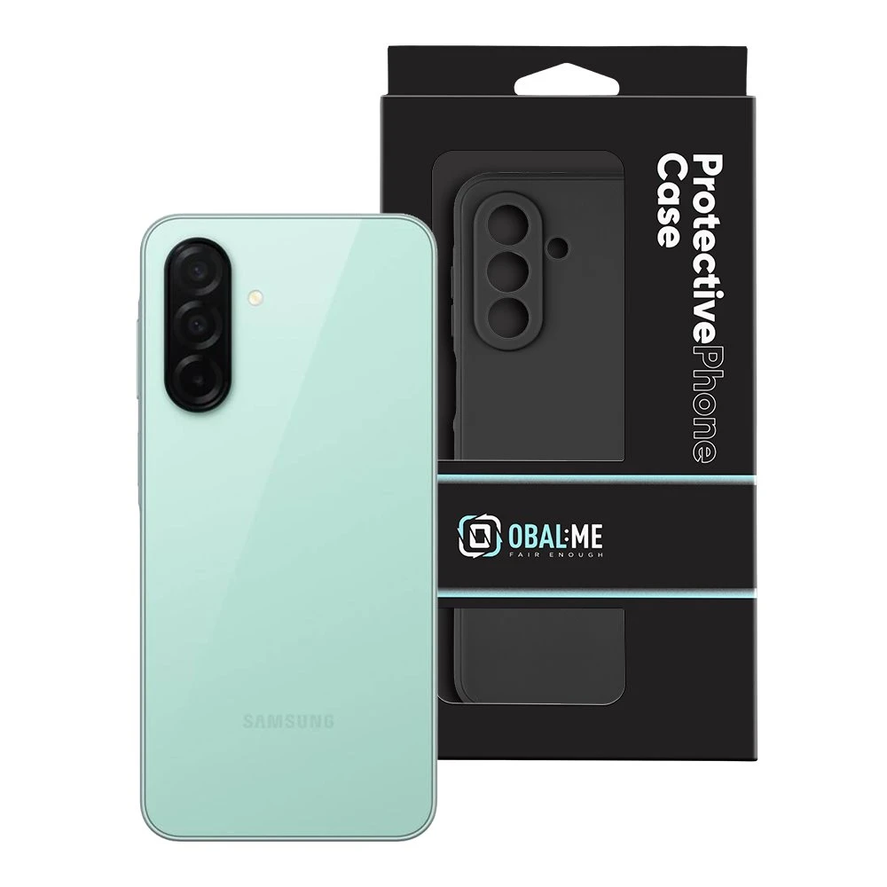 Dėklas OBAL:ME Matte TPU Cover for Samsung Galaxy A26 5G juodos spalvos
