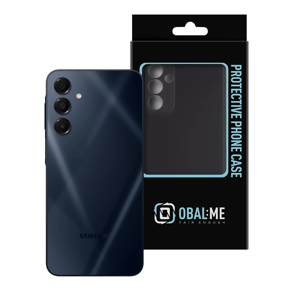 OBAL:ME Matte TPU Samsung Galaxy A16 4G/5G dėklas telefonui juodos spalvos