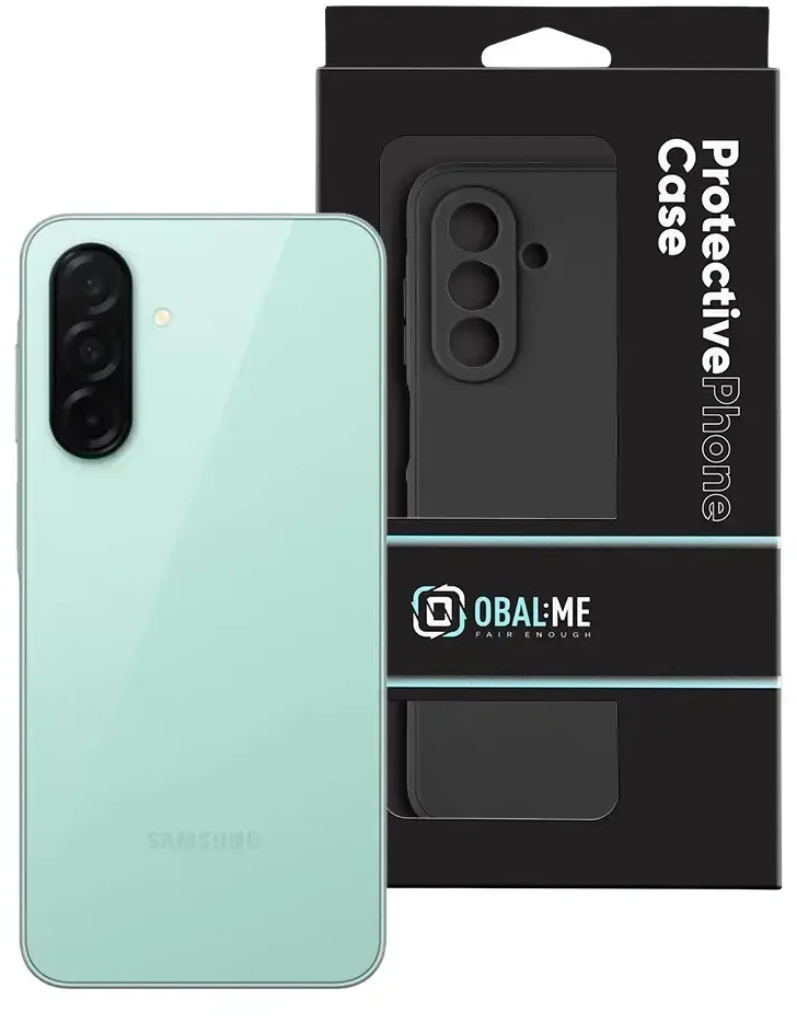 OBAL:ME matinis TPU dėklas, skirtas Samsung Galaxy A26 5G, juodas