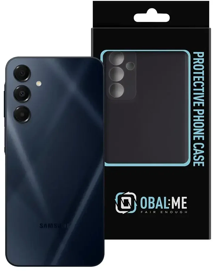 OBAL:ME matinis TPU dėklas, skirtas Samsung Galaxy A16 5G, juodas