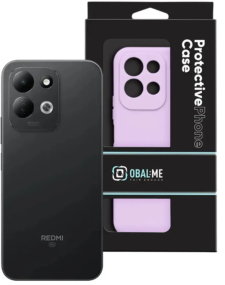 Dėklas OBAL:ME Matte TPU Cover for Xiaomi Redmi 17 4G/5G Violetinė