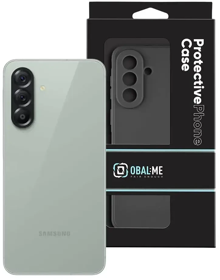 OBAL:ME Matte TPU dėklas skirtas Samsung Galaxy A57 5G juodos spalvos