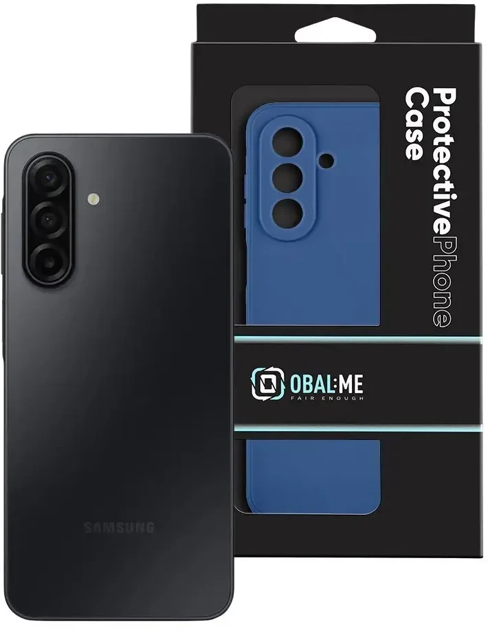 OBAL:ME matinis TPU telefono dėklas, skirtas „Samsung Galaxy A17 4G 5G“, tamsiai mėlynas