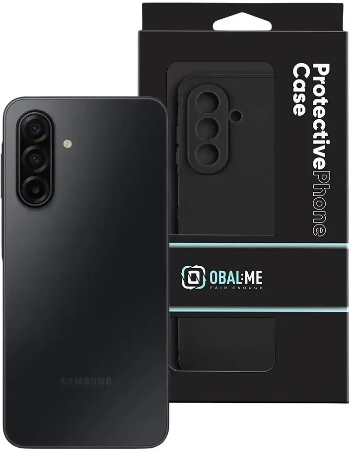 OBAL:ME matinis TPU telefono dėklas, skirtas „Samsung Galaxy A17 4G 5G“, juodas