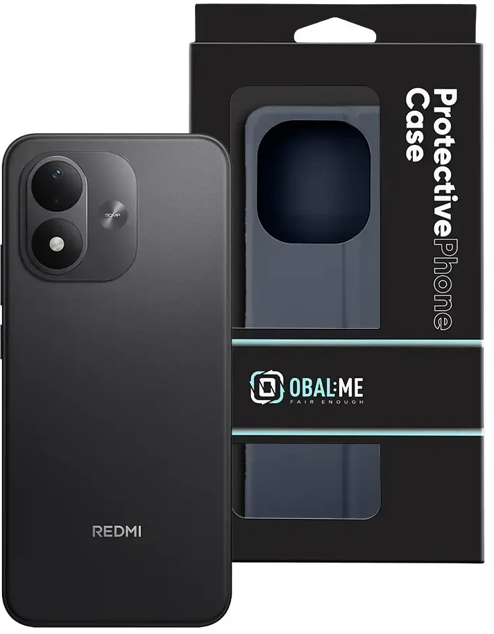 OBAL:ME SmoothTouch dėklas, skirtas Xiaomi Redmi Note 17 4G/5G, tamsiai mėlynas