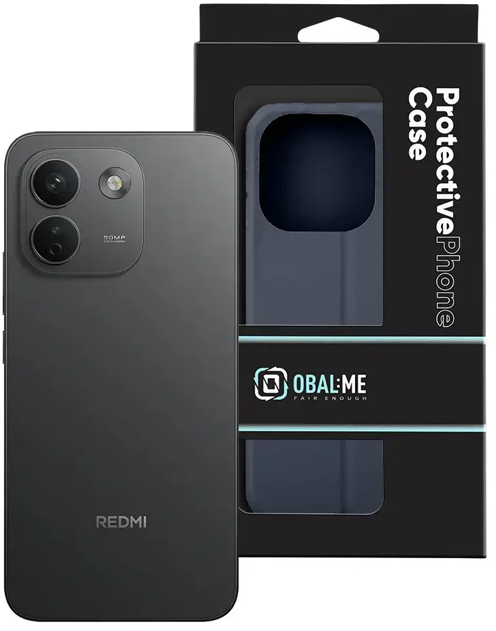 OBAL:ME SmoothTouch dėklas, skirtas Xiaomi Redmi Note 17 Pro Max 5G, tamsiai mėlynas