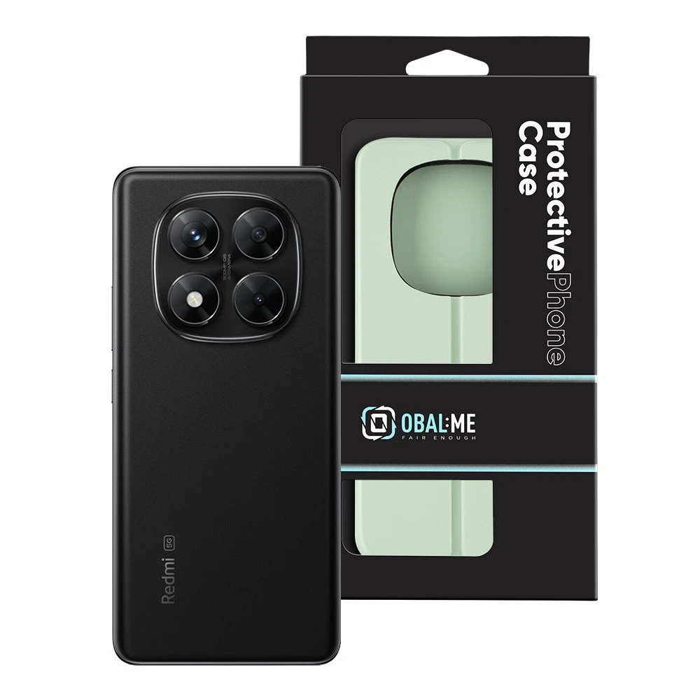 OBAL:ME SmoothTouch dėklas skirtas Xiaomi Redmi Note 14 Pro 5G/Poco X7 5G mėtų spalvos