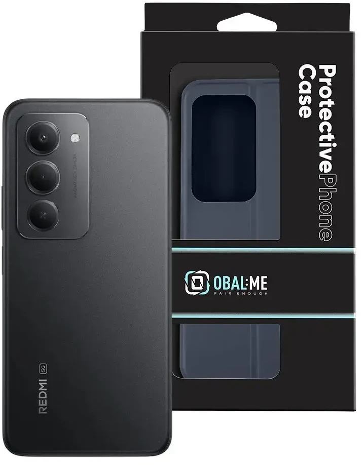 OBAL:ME SmoothTouch telefono dėklas Xiaomi Redmi 15 4G 5G tamsiai mėlynas