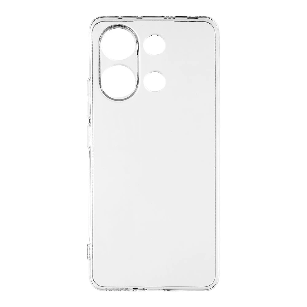 OBAL:ME TPU dėklas telefonui Xiaomi raudonos spalvosmi Note 13 4G skaidrus