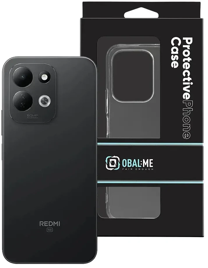 OBAL:ME TPU dėklas, skirtas Xiaomi Redmi 17 4G/5G, skaidrus