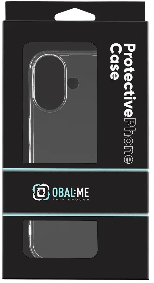 Dėklas OBAL:ME TPU dangtelis, skirtas Apple iPhone 16 Skaidrus