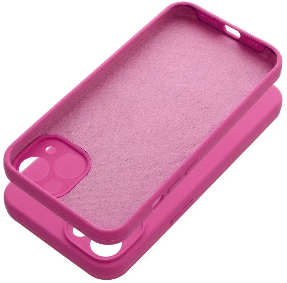 Oem dėklas, skirtas iPhone 13, silikoninis 2 mm (su kameros apsauga), rožinės spalvos