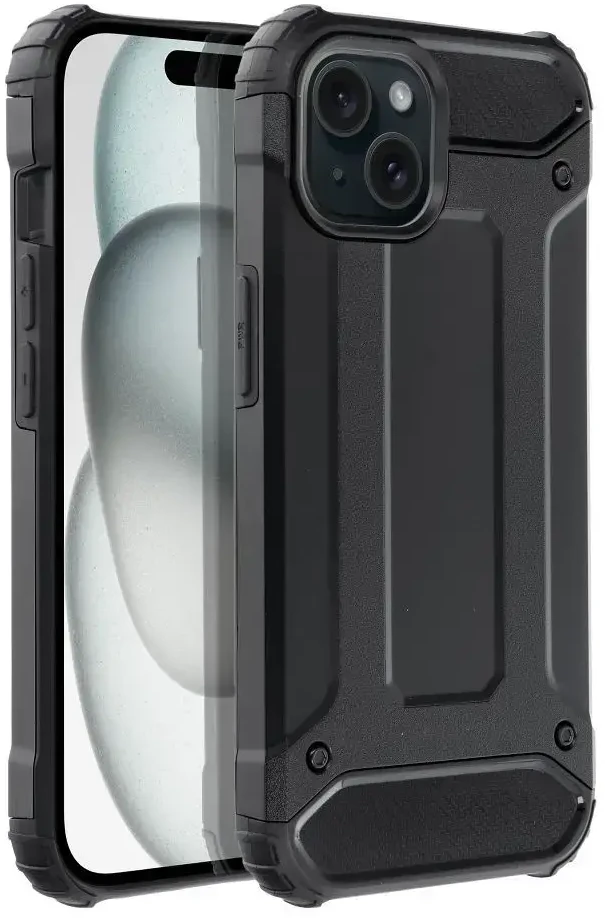Dėklas Oem Case for iPhone 15 Armor juodas