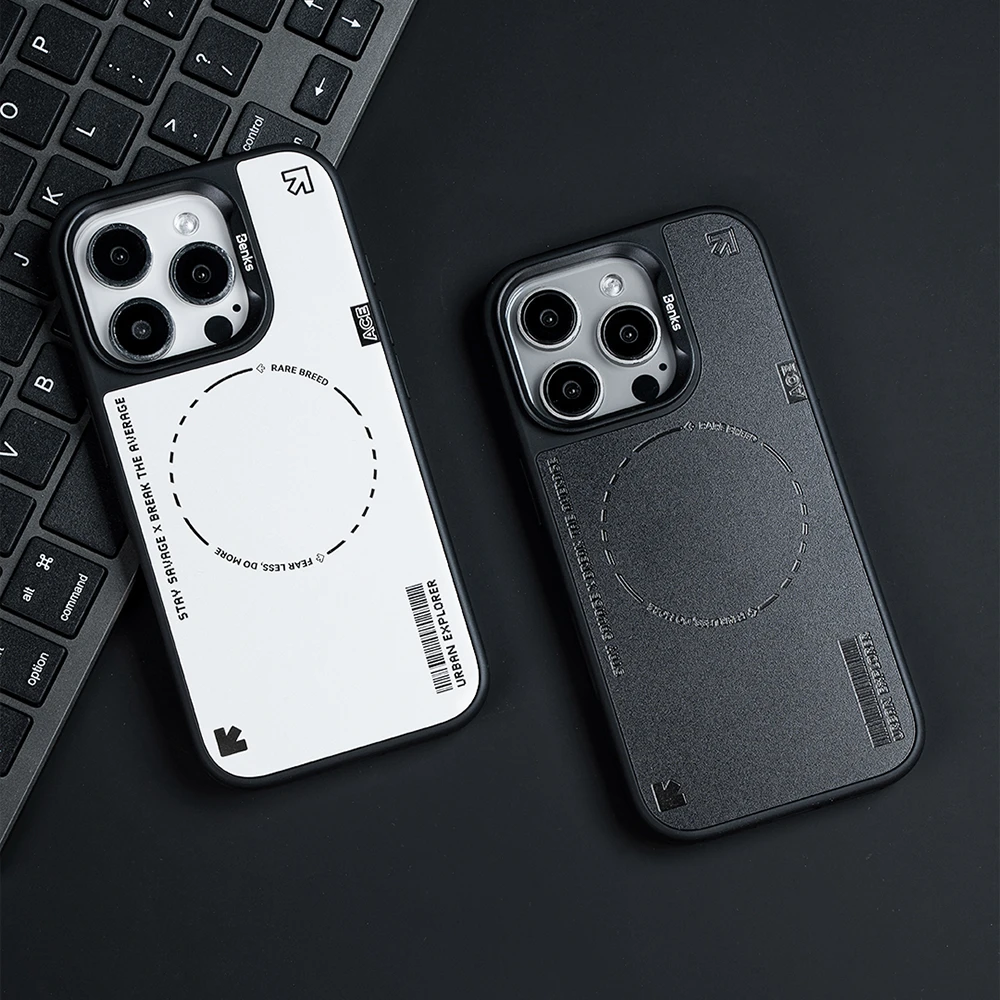 Oem Benks Dynamic Minimalist Case Apple iPhone 16 Pro dėklas telefonui baltos spalvos