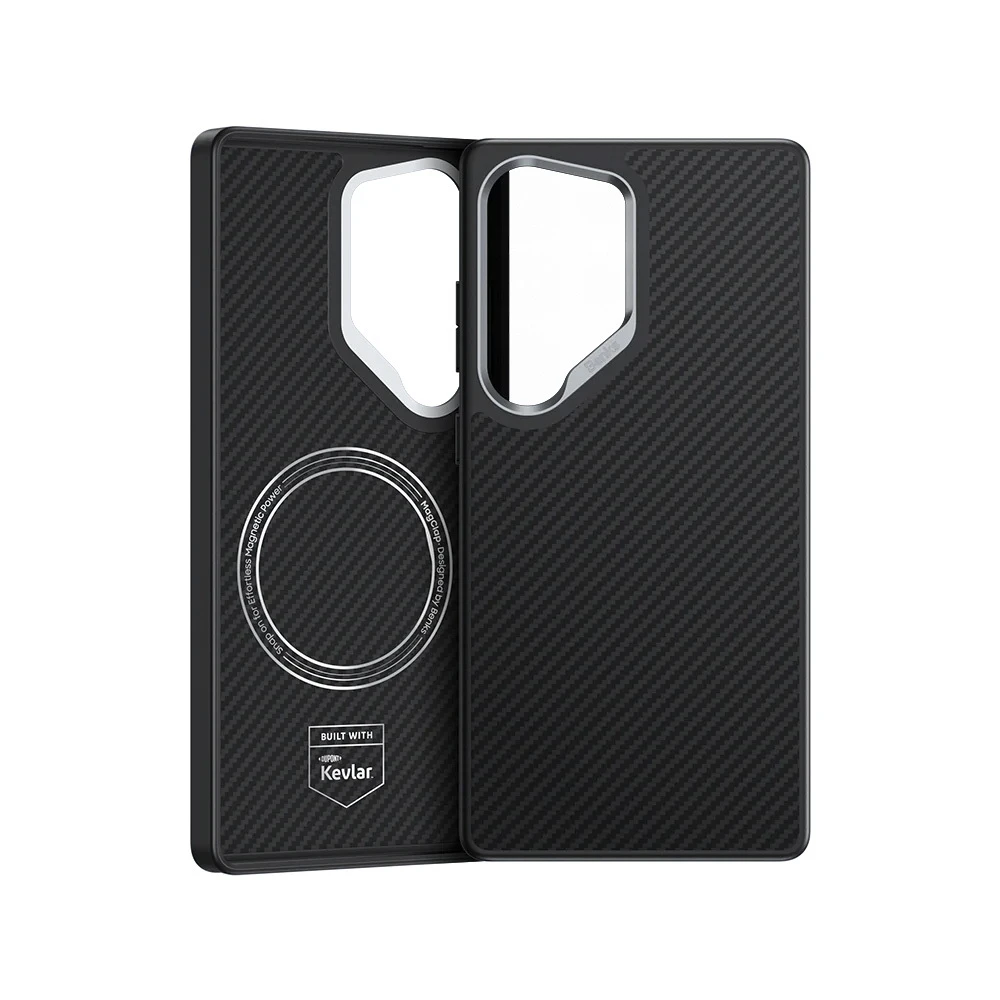 Oem Benks Magnetic Armor Pro Kevlar Case 600D (A045) for Samsung Galaxy S25 Ultra dėklas telefonui juodos spalvos