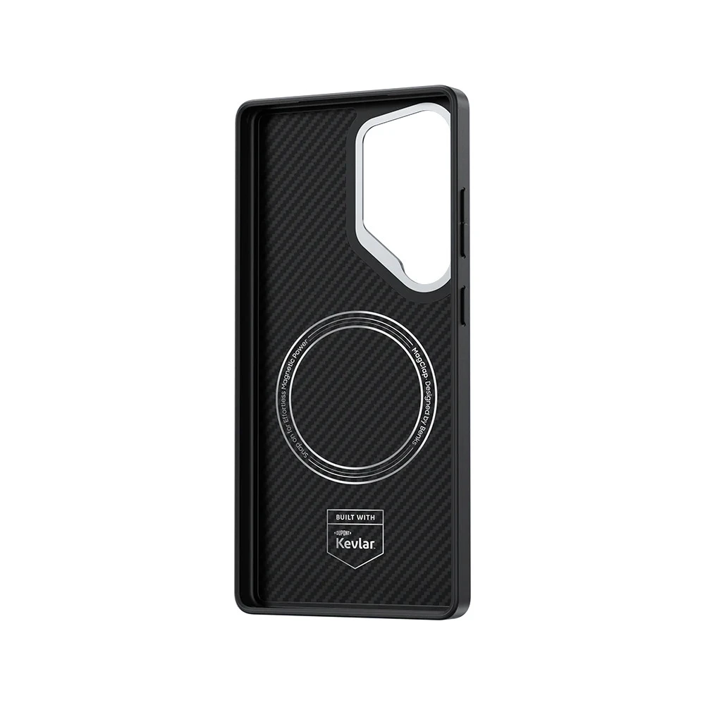 Oem Benks Magnetic Armor Pro Kevlar Case 600D (A045) for Samsung Galaxy S25 Ultra dėklas telefonui juodos spalvos