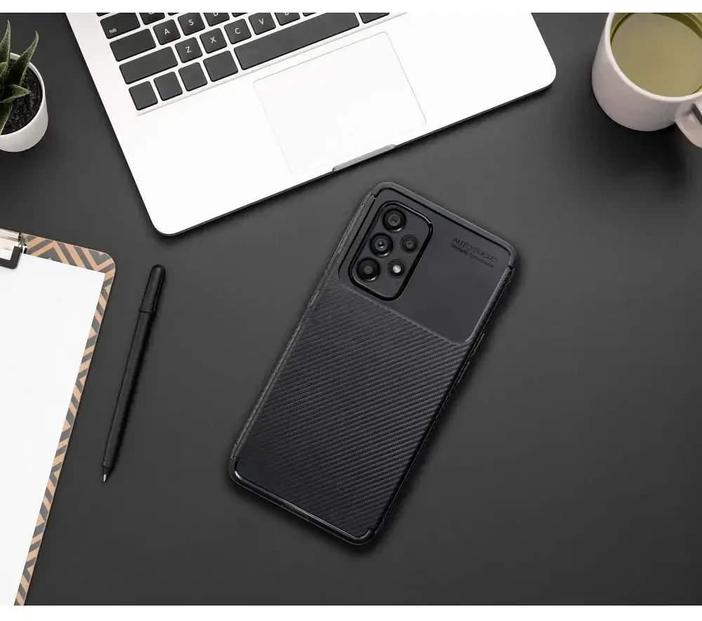 Oem Dėklas CARBON PREMIUM skirtas Samsung Galaxy A36 5G juodos spalvos