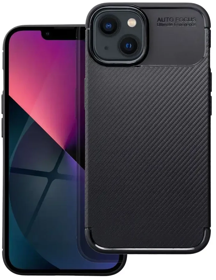 Dėklas Oem Case for iPhone 13 Carbon Premium juodas