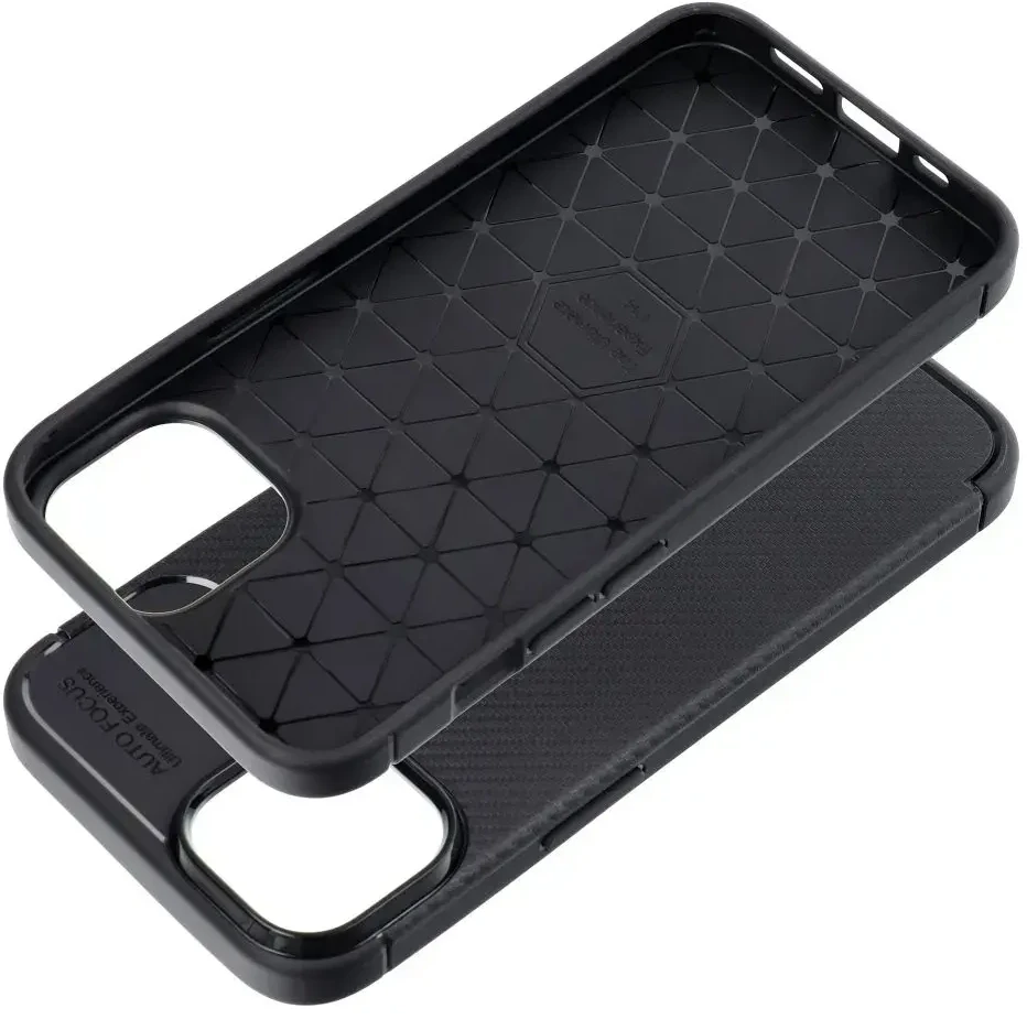 Dėklas Oem Case for iPhone 13 Carbon Premium juodas
