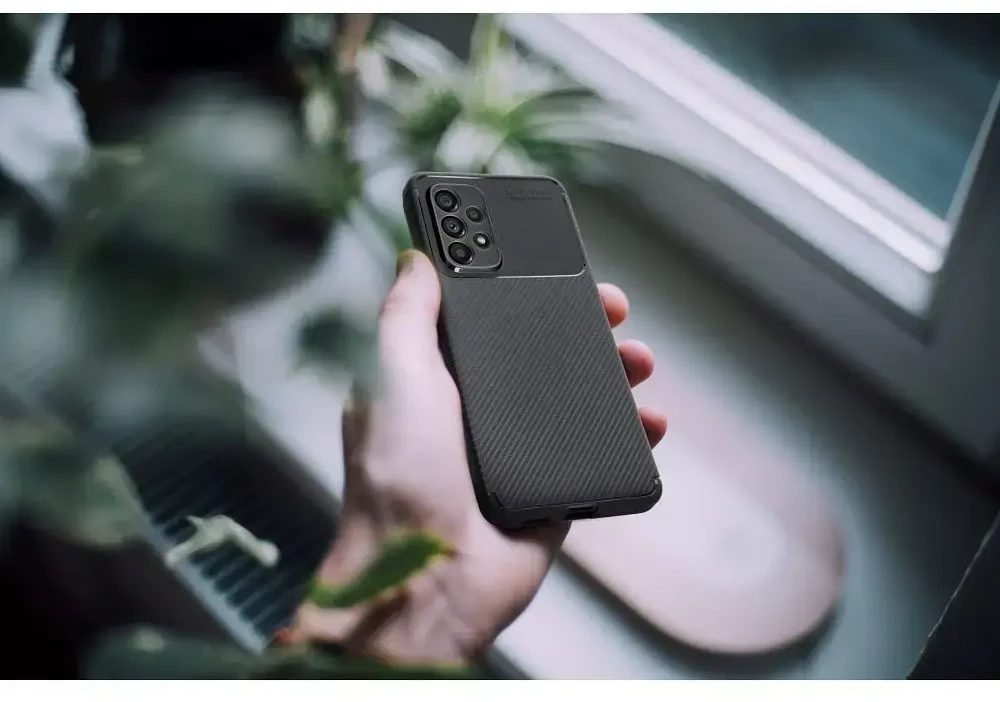 Oem Dėklas na Samsung A57 5G Carbon Premium juoda