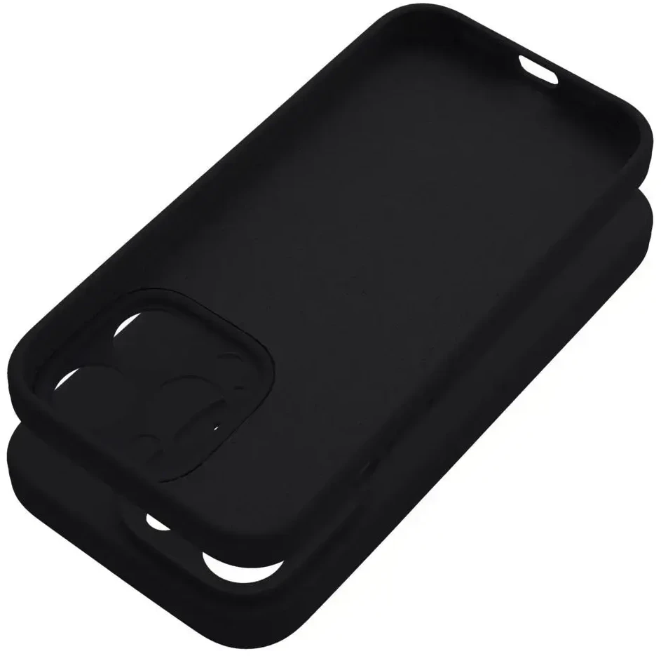 Dėklas Oem Case for iPhone 14 PRO Silicone 2mm (camera protection) juodas