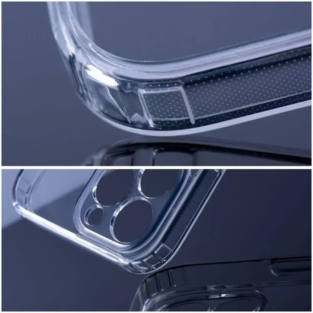 Oem Originalus „iPhone 16e“ (SE 4 2025) / 17e dėklas, skaidrus „Mag“ dangtelis (STR), suderinamas su skaidriu „MagSafe“