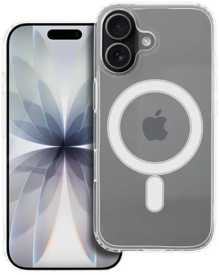 Oem Originalus „iPhone 17“ dėklas, skaidrus „Mag“ dėklas (MID), suderinamas su „MagSafe“ permatomu dėklu