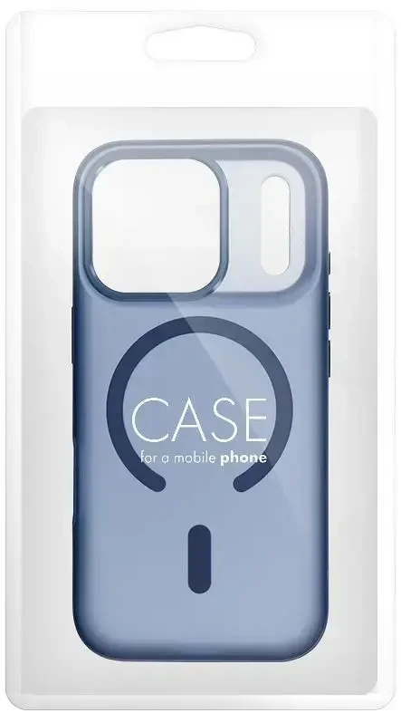 Dėklas Oem Case for iPhone 17 Pro / 18 Pro Flexline Mag Cover compatible with MagSafe navy mėlynas
