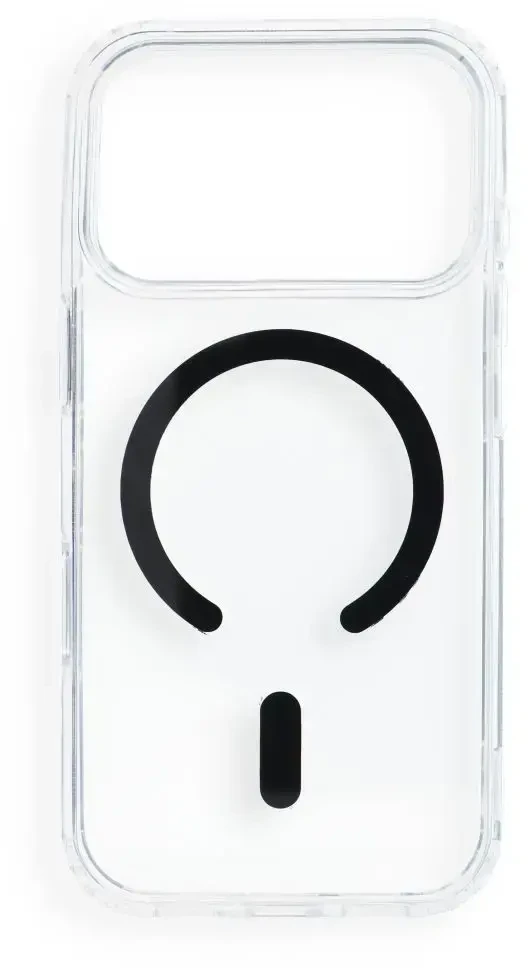 „Oem“ dėklas, skirtas „iPhone 17 Pro“ / „18 Pro“, su apsauga nuo kritimo, spalvotu žiedu, „Mag“ dangtelis, suderinamas su „MagSafe“, juodas