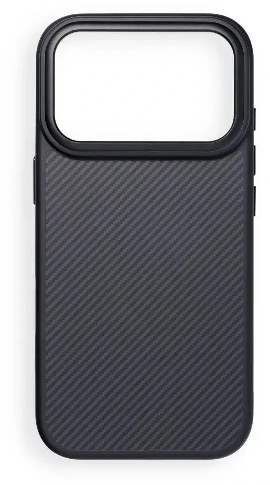 Dėklas Oem Case for iPhone 17 Pro / 18 Pro Carbon Elite Mag Cover compatible with MagSafe juodas