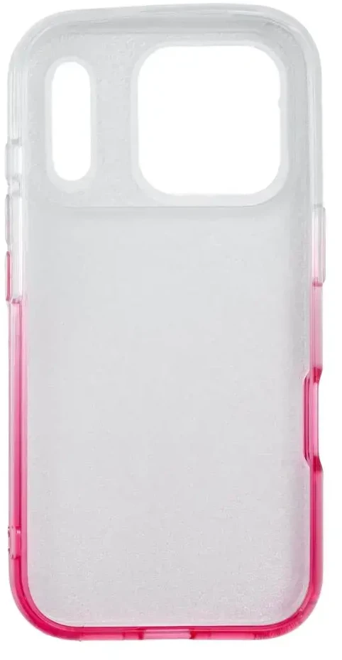 Dėklas Oem Case for iPhone 17 Pro / 18 Pro Shining transparentny pink