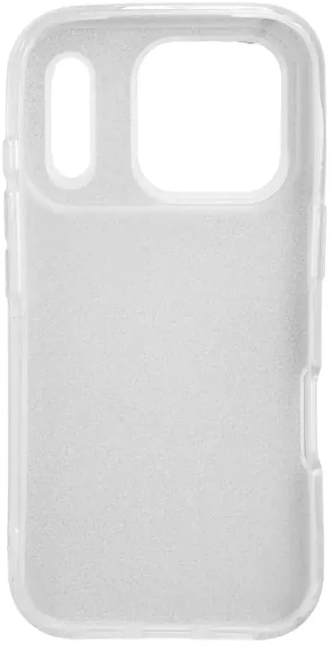 Oem dėklas, skirtas iPhone 17 Pro / 18 Pro, blizgantis sidabrinis