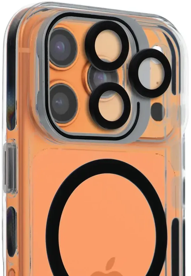 OEM dėklas, skirtas „iPhone 17 Pro / 18 Pro“ objektyvo dangteliui, suderinamas su „MagSafe“ juodas